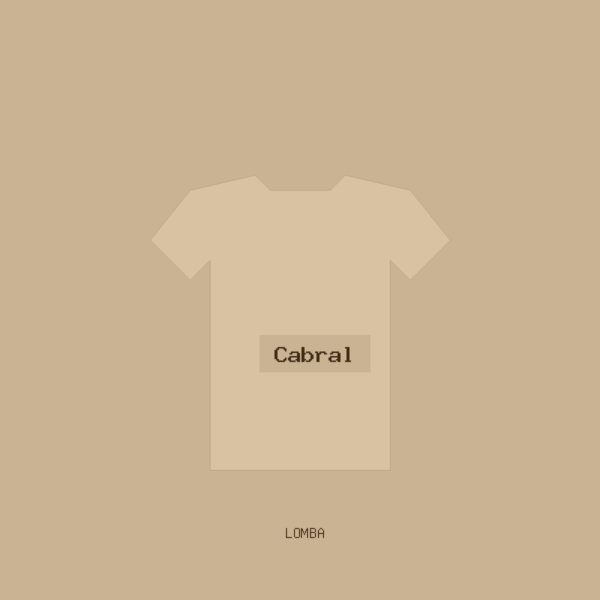 Mockup t-shirt LOMBA Cabral