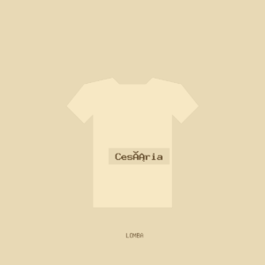 Mockup t-shirt LOMBA Cesária